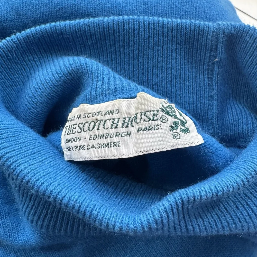 John Laing Scotch House 36 /‎ 91 CM Men's 100% Pure Cashmere Sweater Size Small